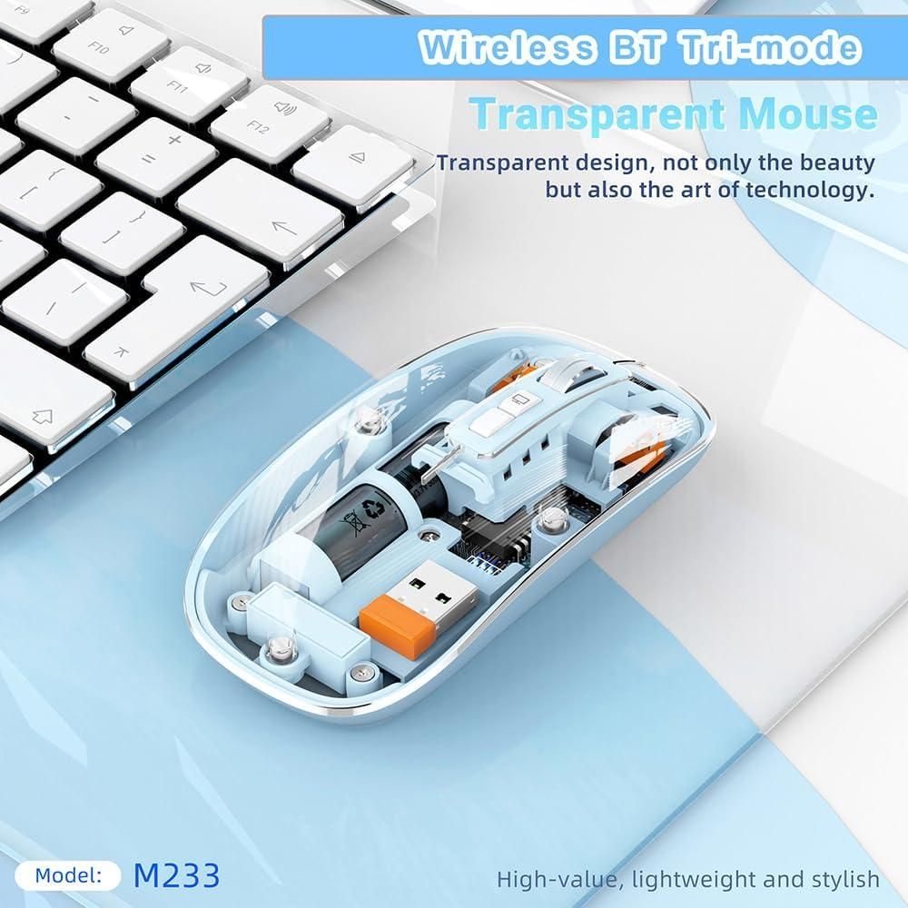 Rechargeable Transparent LED Mouse