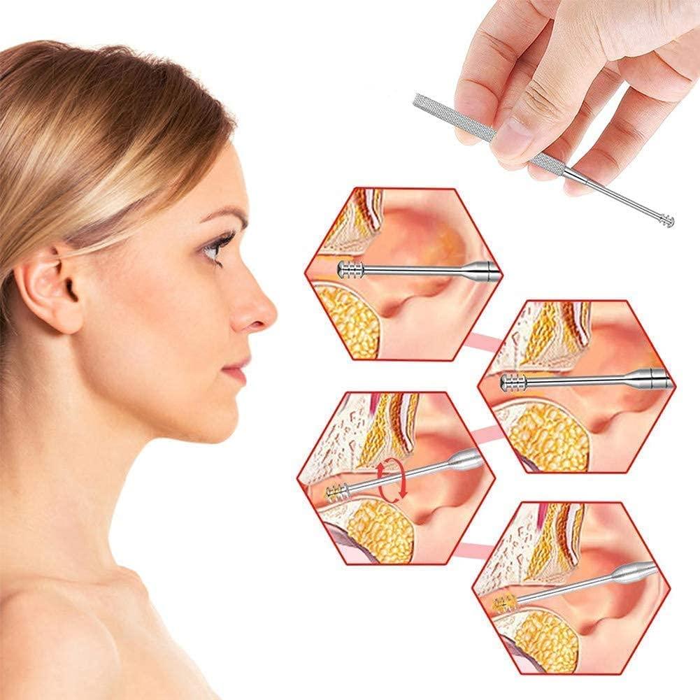 ClearHear 6-in-1 Stainless Steel Ear Wax Removal Kit