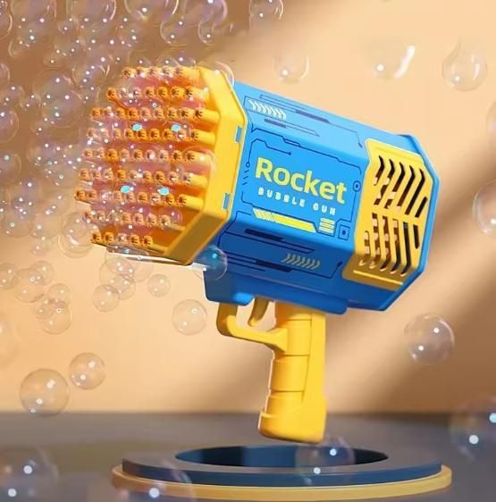 BubbloBlitz – 360° Mega Bubble Blaster for Kids