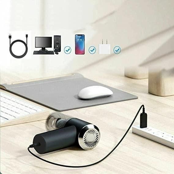 DustAway – 2-in-1 Cordless Air Duster & Mini Vacuum Cleaner