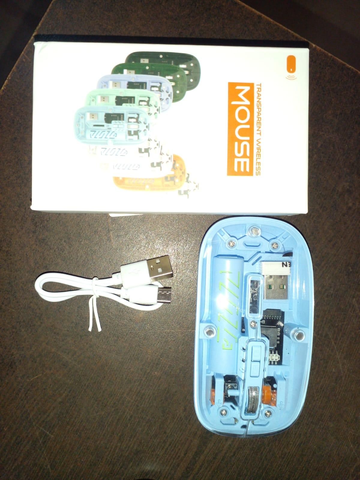 Rechargeable Transparent LED Mouse