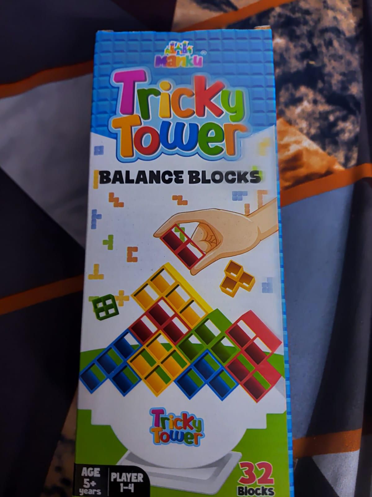 BrainBoost Tricky Tower Balance Blocks