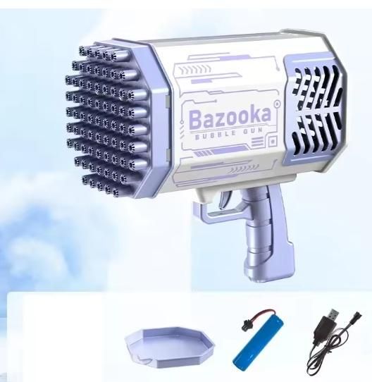 BubbloBlitz – 360° Mega Bubble Blaster for Kids