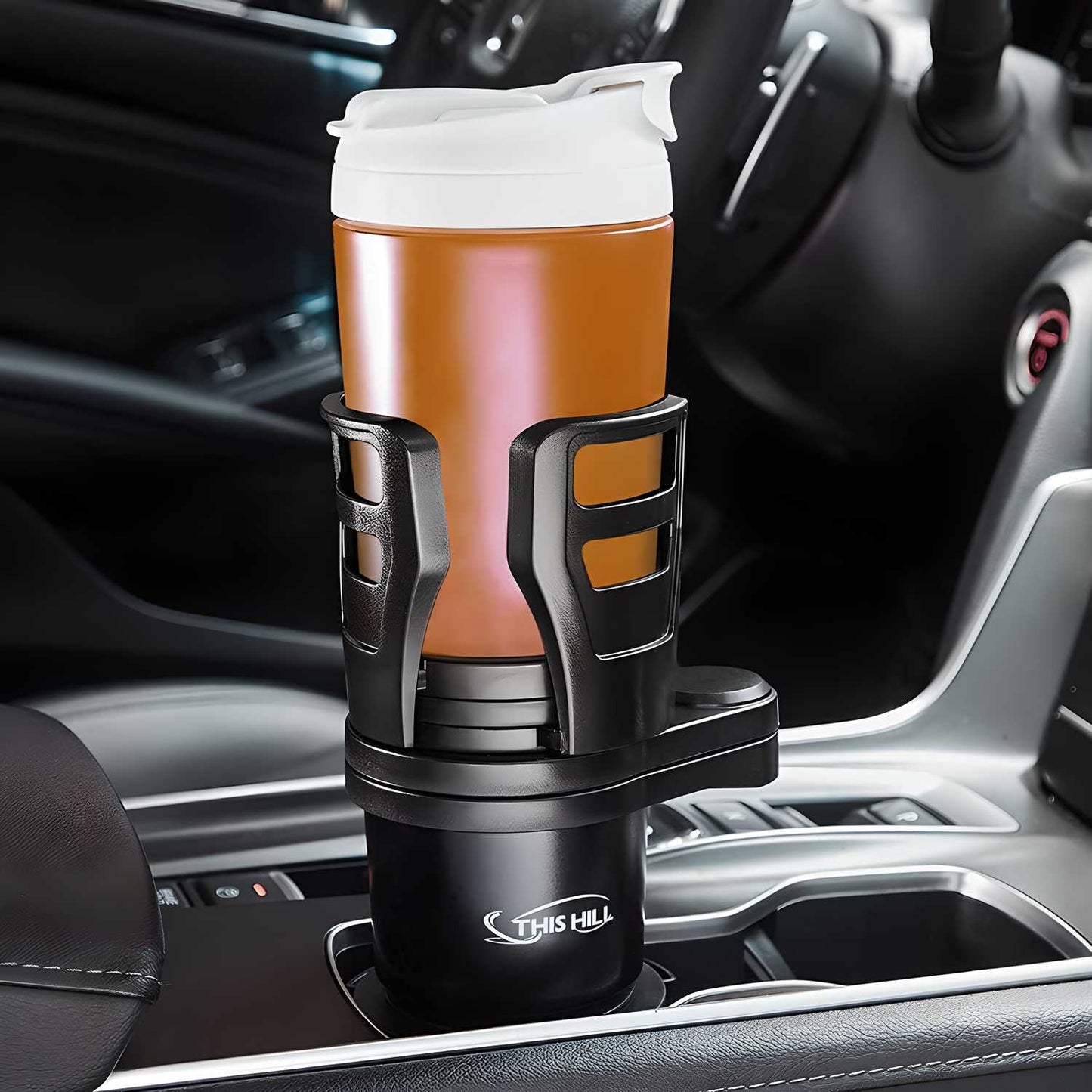 SpinHold 2-in-1 Rotating Car Cup Holder & Organizer