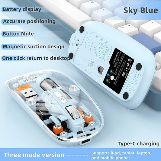 Rechargeable Transparent LED Mouse