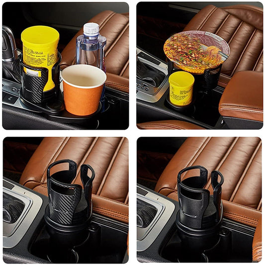 SpinHold 2-in-1 Rotating Car Cup Holder & Organizer