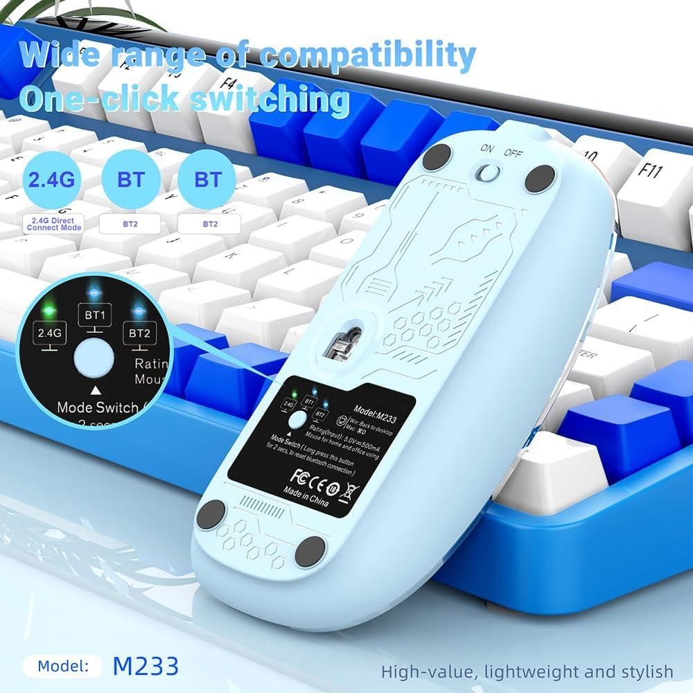 Rechargeable Transparent LED Mouse