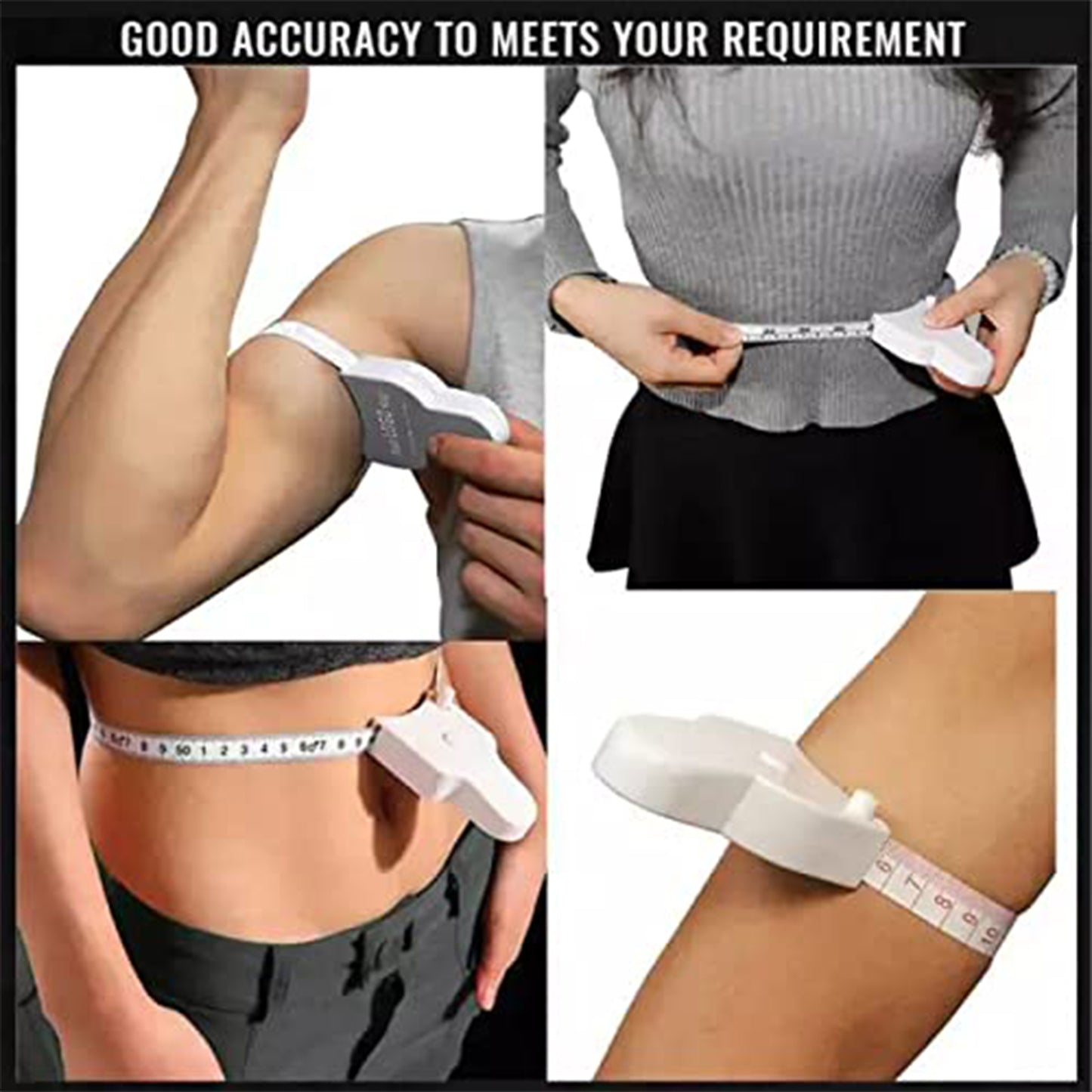 BodyFlex™ Fitness Measuring Tape – Dual Scale Retractable Body Measurement Tool