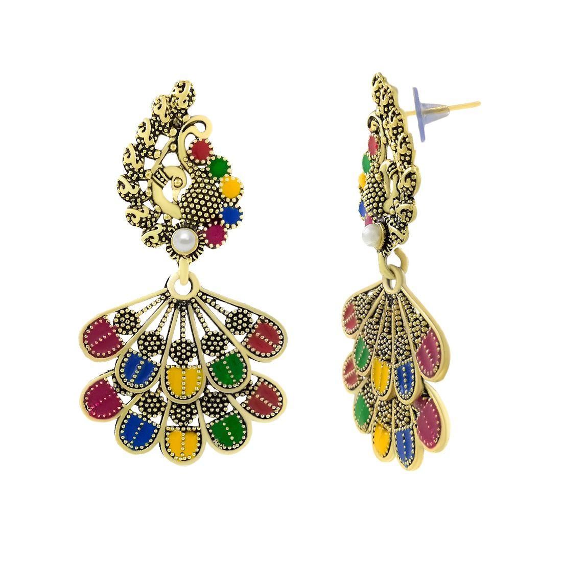 Exquisite Heritage Oxidized Earrings – Timeless Elegance for Every Look