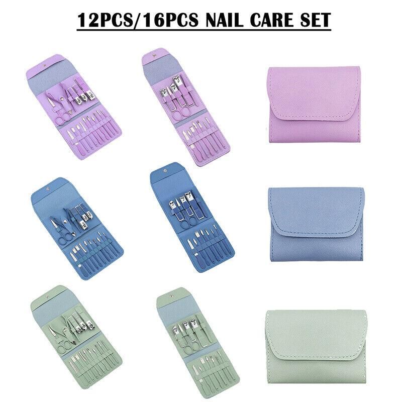 GlamEssence 12-in-1 Manicure & Pedicure Nail Care Kit – Salon in Your Pocket