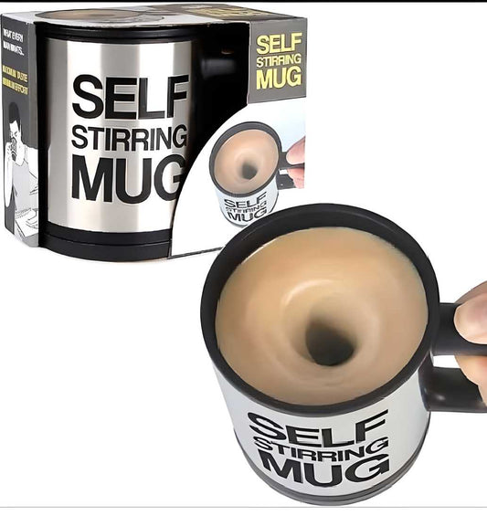 SmartSpin Auto-Stirring Mug – Effortless Mixing On the Go