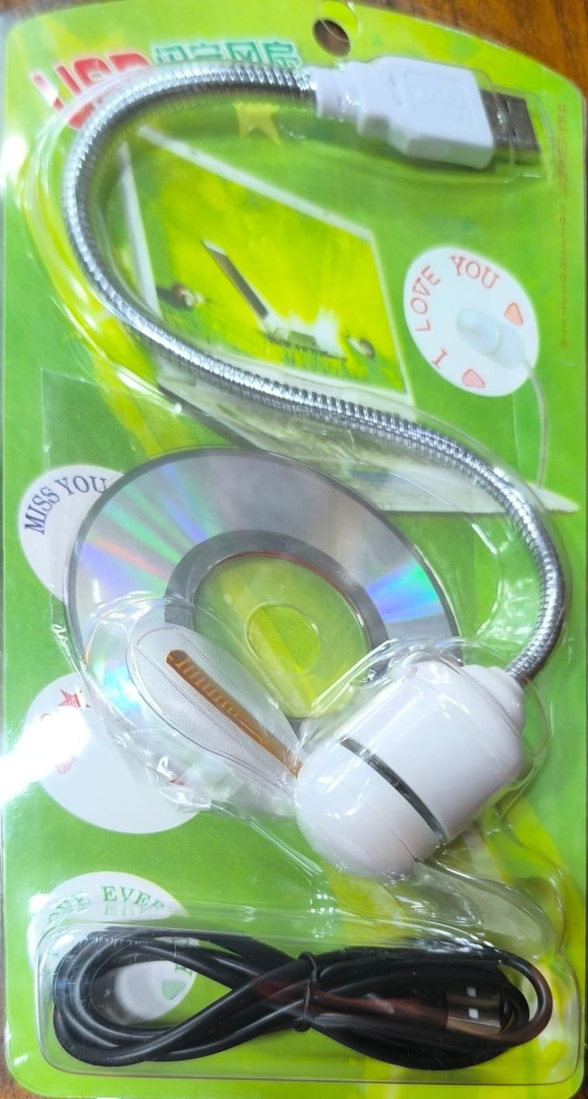 USB LED Message Fan – Programmable Scrolling Text Display (Custom Wording, CD Included)