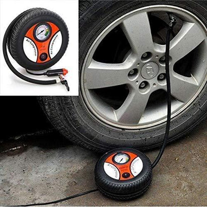 Portable Tyre-Shape Car & Bike Air Compressor Pump