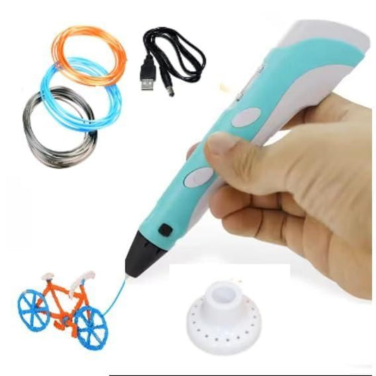 3D Drawing Pen for Kids – Complete Creative Set with PLA Filament (Assorted Colors)
