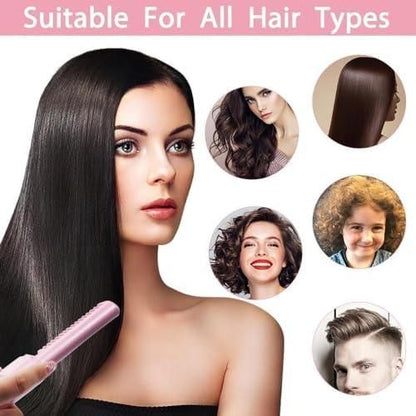 GlowPro Rechargeable Hot Comb Hair Straightener