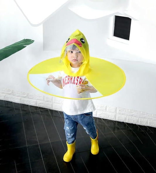 RainDuck Kids Umbrella Raincoat – Cute, Hands-Free Weather Shield