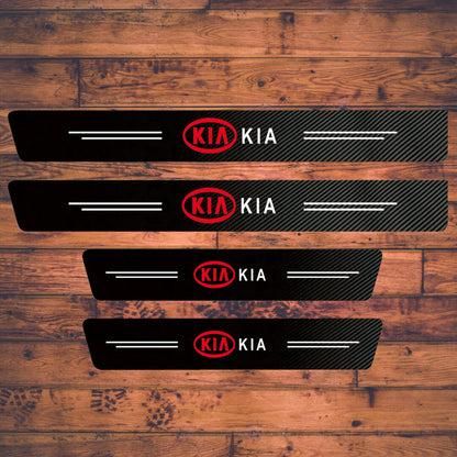 Emblaze Carbon Fiber Door Sill Protectors (Set of 4)