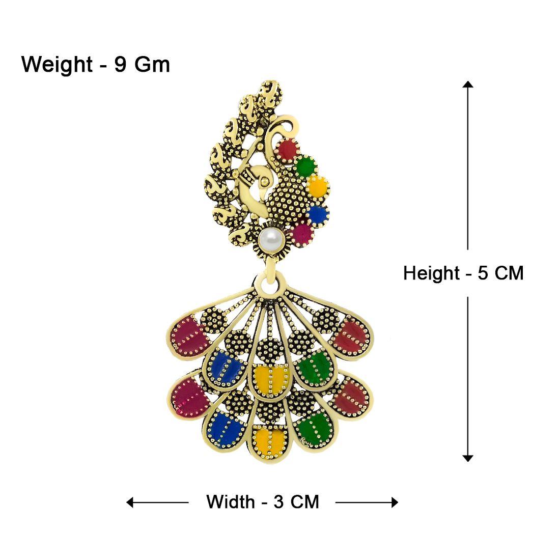 Exquisite Heritage Oxidized Earrings – Timeless Elegance for Every Look