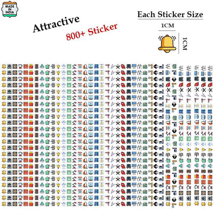 DecoDots 3D Premium Switch & Label Stickers (149 Pcs Set)