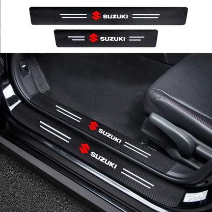 Emblaze Carbon Fiber Door Sill Protectors (Set of 4)