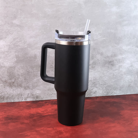 HydroSip™ 1200 ML Vacuum Insulated Travel Tumbler with Handle & Strawl