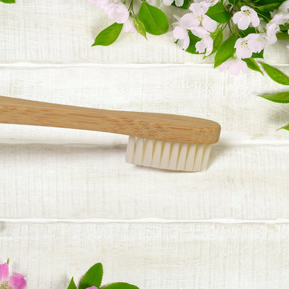 EcoBrush™ Ultra-Soft Bamboo Toothbrush for Gentle Gum Care & Whitening (1 Pc)