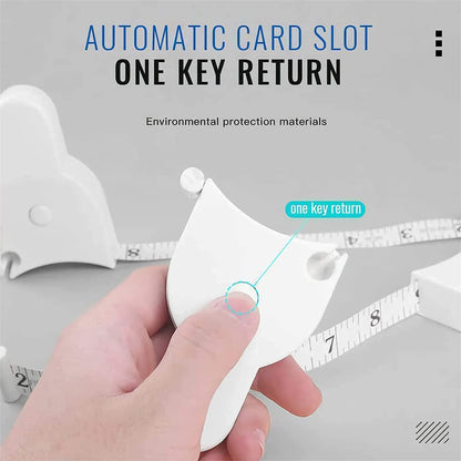 BodyFlex™ Fitness Measuring Tape – Dual Scale Retractable Body Measurement Tool
