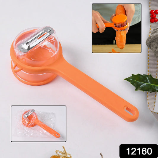 SmartPeel™ 2-in-1 Vegetable & Fruit Peeler with Built-in Waste Container