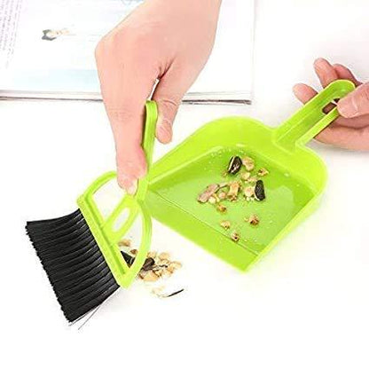 CleanEase™ Mini Dustpan & Brush Set – Compact Handheld Broom for Quick Cleaning (1 Set)