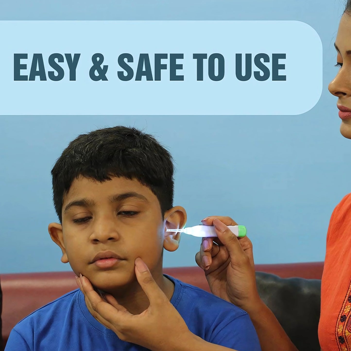 GlowPick™ LED Ear Cleaner with Tweezer & Dual Spoons