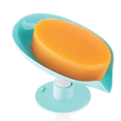 Self-Draining Soap Holder with Suction Cup – For Bathroom, Kitchen, and Wash Basins (1 Pc)