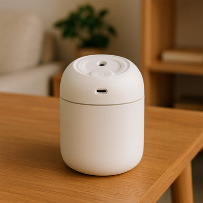Tradebazaarr GlowMist™ Mini USB Humidifier (250ML) – Cool Mist & LED Night Light