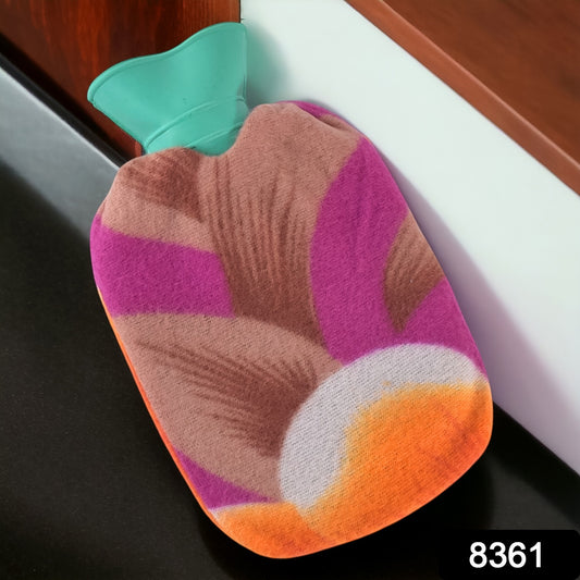 ThermaRelief™ 250ml Hot Water Bottle with Soft Cover – Pain Relief for Cramps, Muscle Aches & Cold Nights