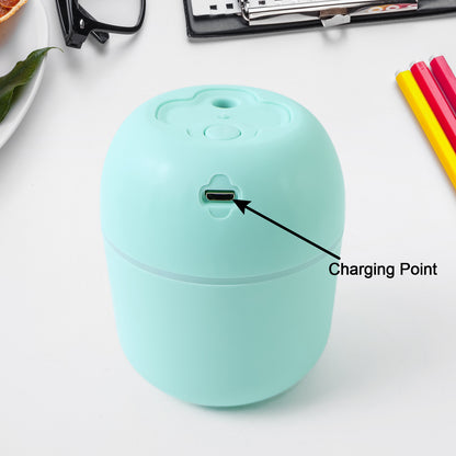 Tradebazaarr GlowMist™ Mini USB Humidifier (250ML) – Cool Mist & LED Night Light