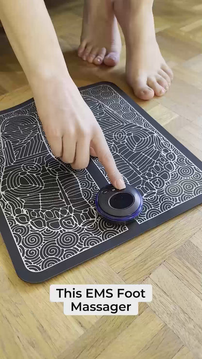 SootheWave EMS Vibrating Foot Massager Pad – Relaxation at Your Feet