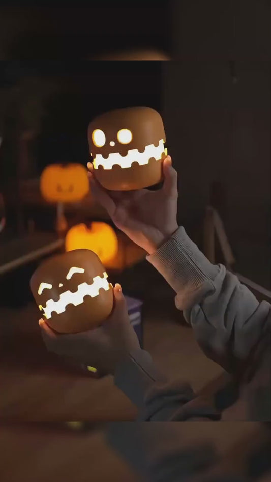 Pumpkin Lamp – Modern Rechargeable Night Light