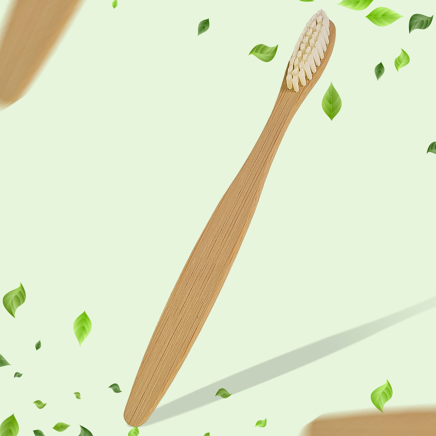 EcoBrush™ Ultra-Soft Bamboo Toothbrush for Gentle Gum Care & Whitening (1 Pc)
